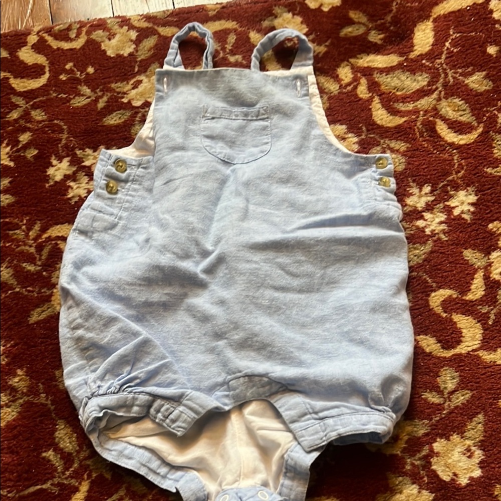 Light Blue Kids Overalls